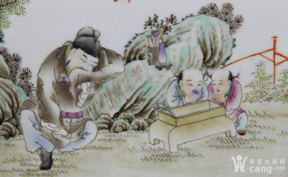 清末浅绛彩瓷板画大师 高心田 瓷板画