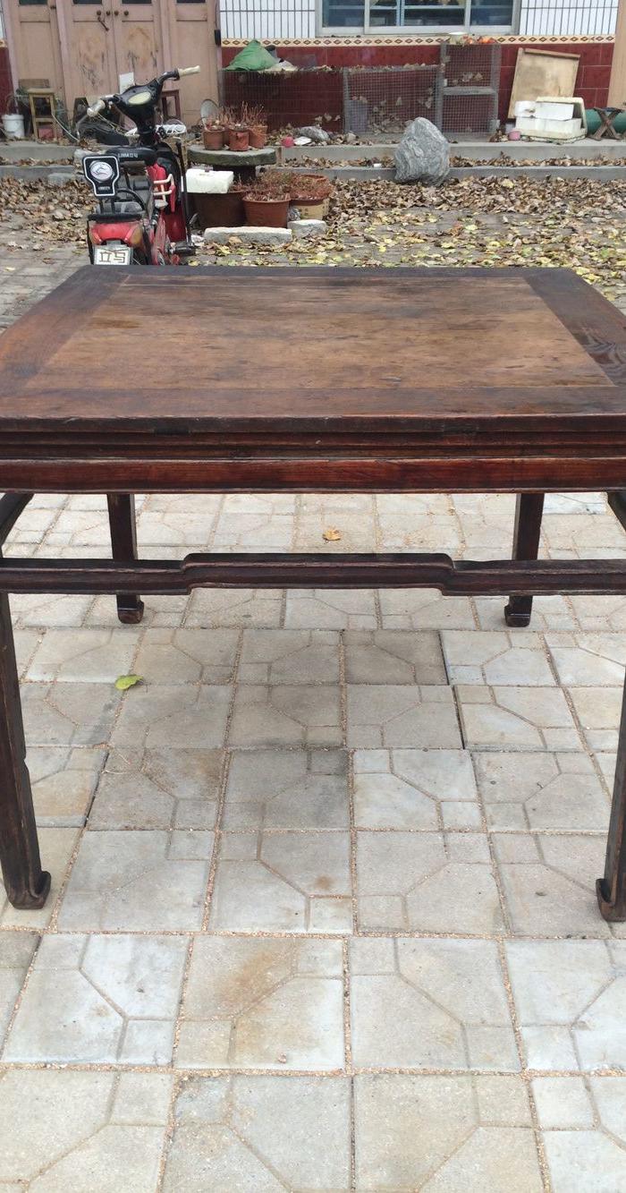 老八仙桌(好品相,不摇晃),县委的家具就是好啊!