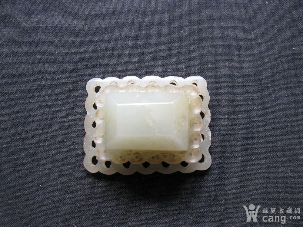 明代和田玉帽正