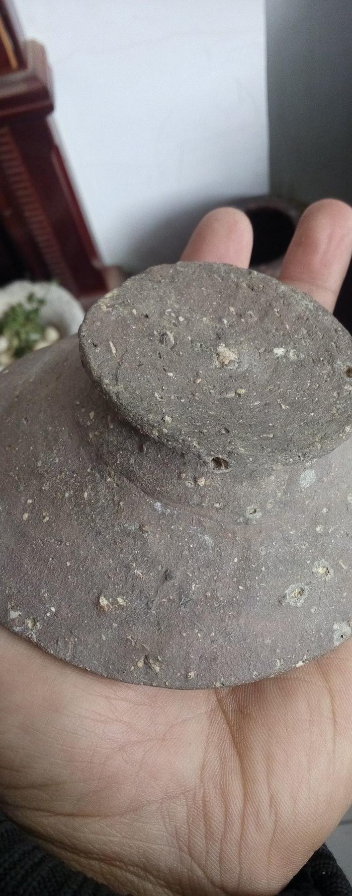 *时代夹砂陶盏_地摊交易_华夏收藏网