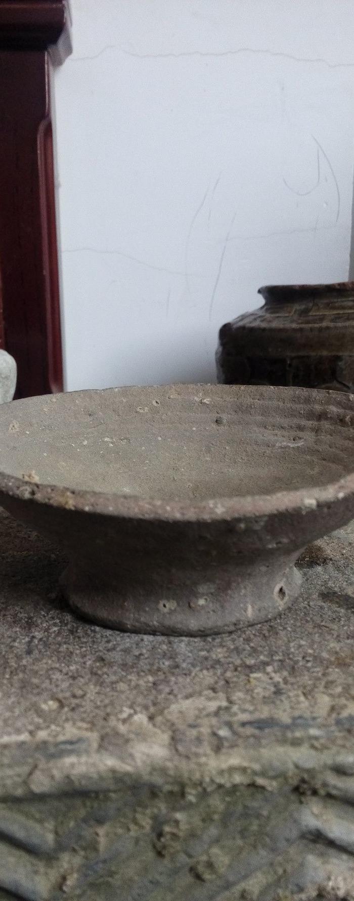 *时代夹砂陶盏_地摊交易_华夏收藏网