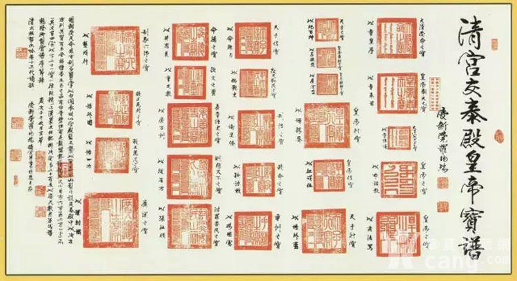 帝王二十五色宝玺 清乾隆钦定二十五方宝玺