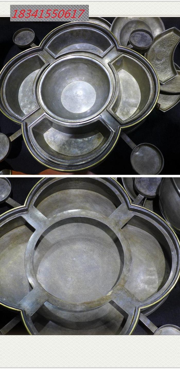 清 锡器温锅一品当朝