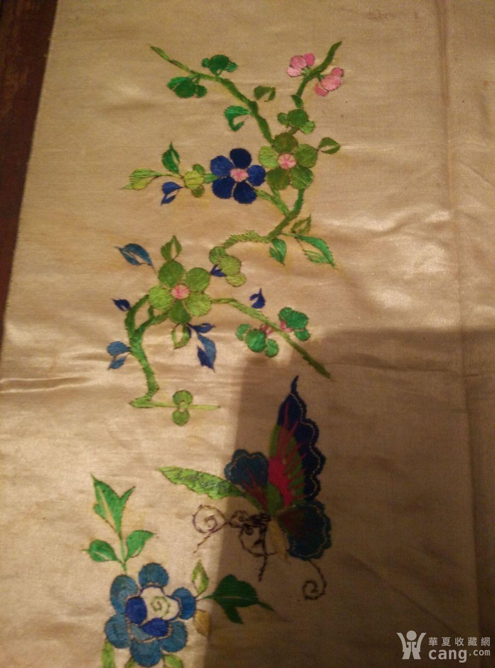 清代刺绣【袖口一副】