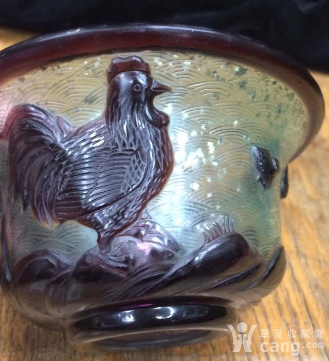 乾隆年制老琉璃碗 老物件