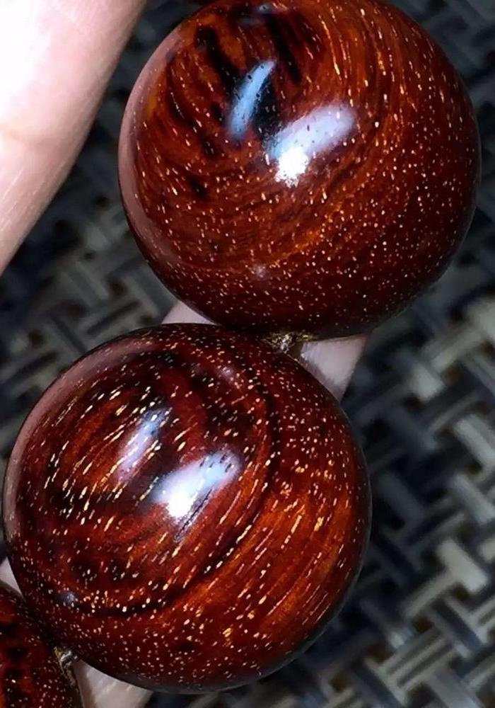 精品小叶紫檀蜘蛛瘤疤纹满星20