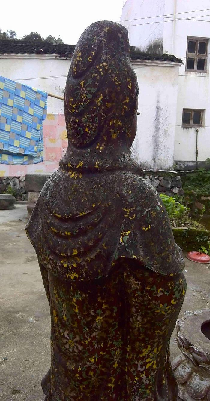 紫砂 陶瓷 大型观音像