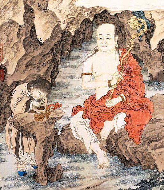 清 金廷标 罗汉图