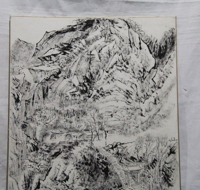 张丁山水四条屏