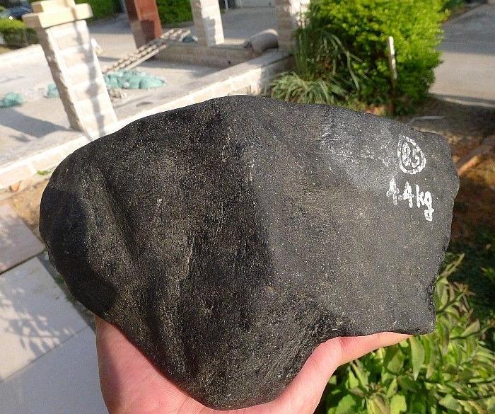 老坑帕敢基冰种满色阳绿手镯料4385克