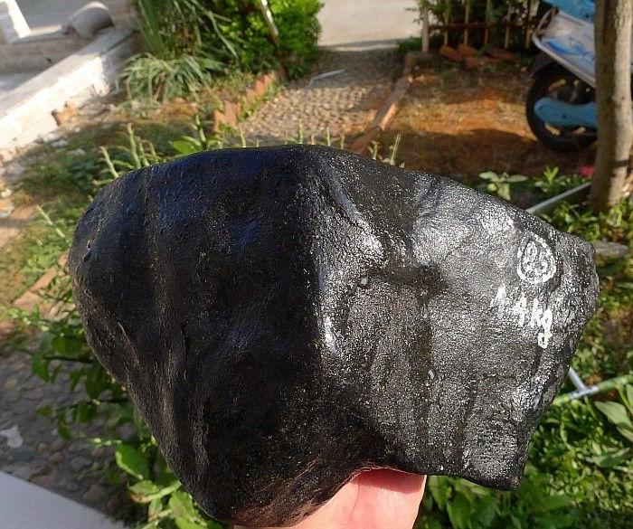 老坑帕敢基冰种满色阳绿手镯料4385克