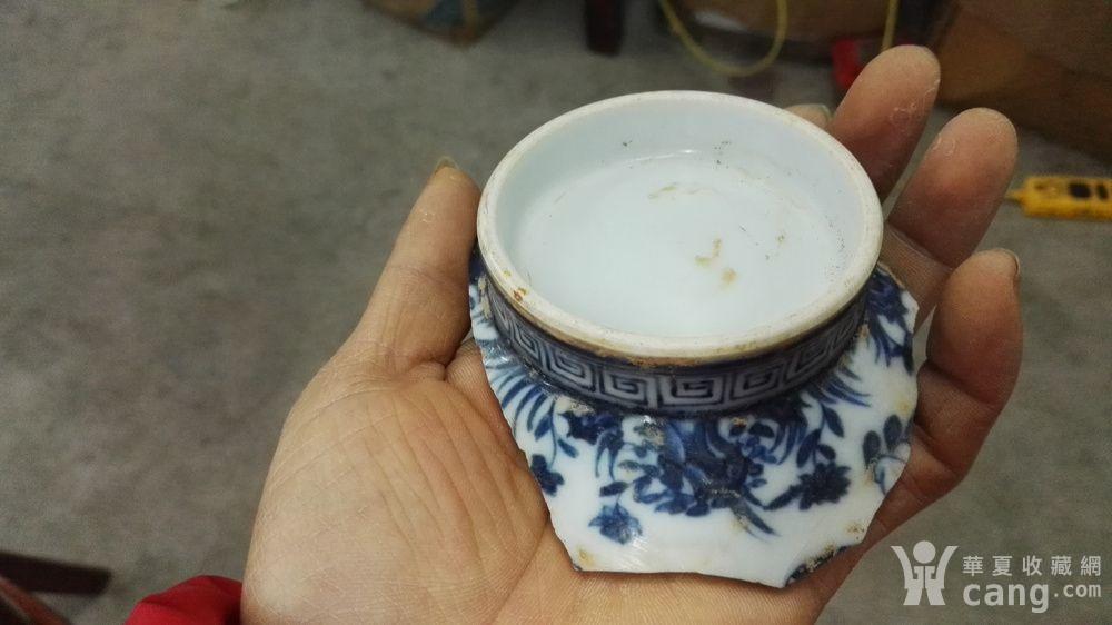 明代宣德婴戏纹青花碗底精美标本.