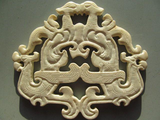 亏本甩货 鸡骨白龙凤挂件