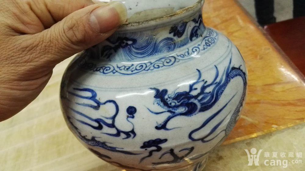 元青花云龙纹小罐.