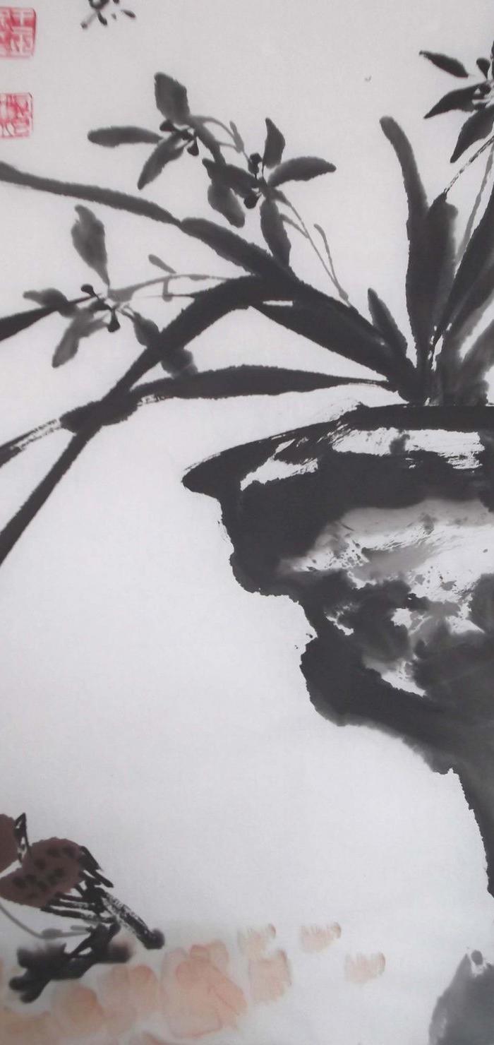 58元 省美协会员 精心国画《幽意融思》 惠友