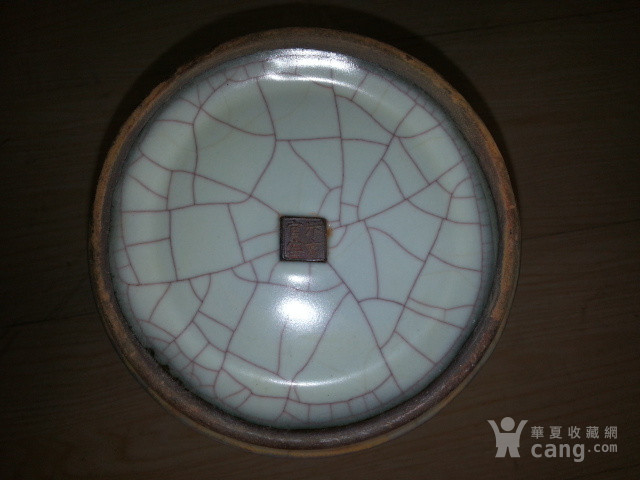 汴京官窑开片花觚