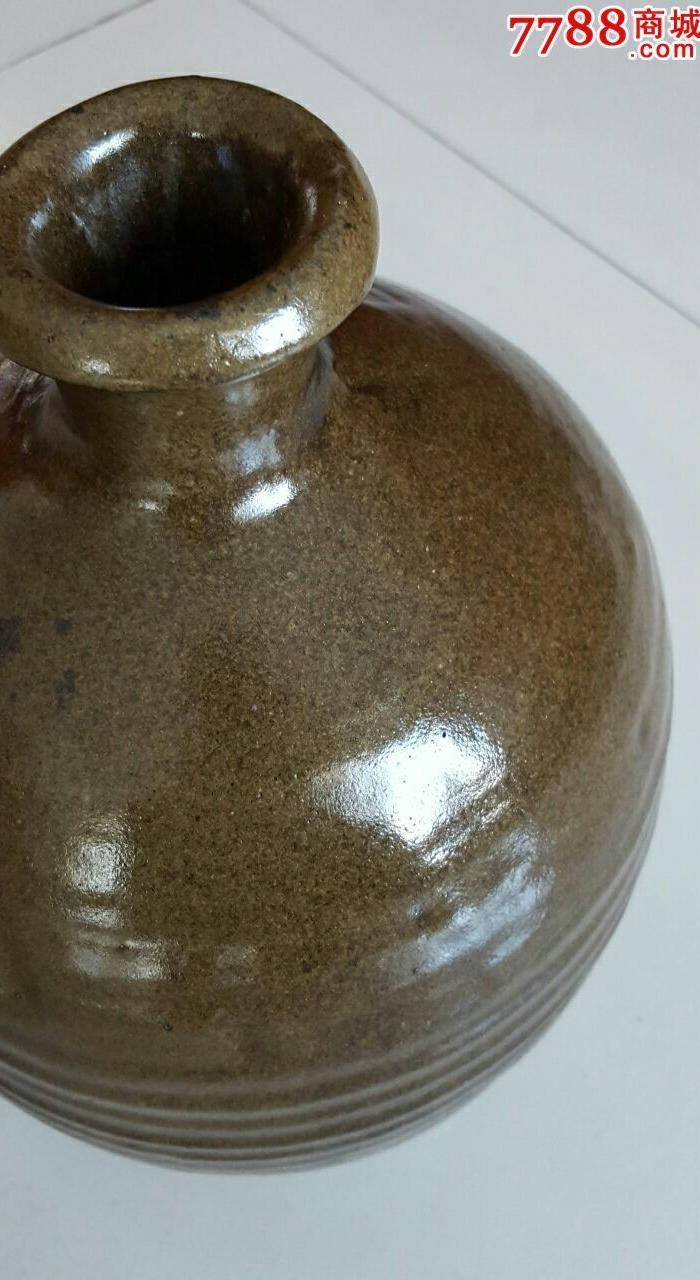 山西窑口明代晚期茶叶末釉嘟噜瓶