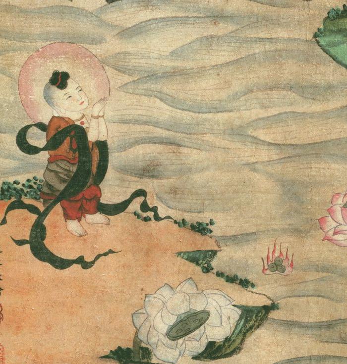 明代仇英观音菩萨