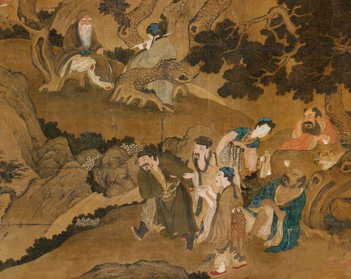 明代仇英八仙图