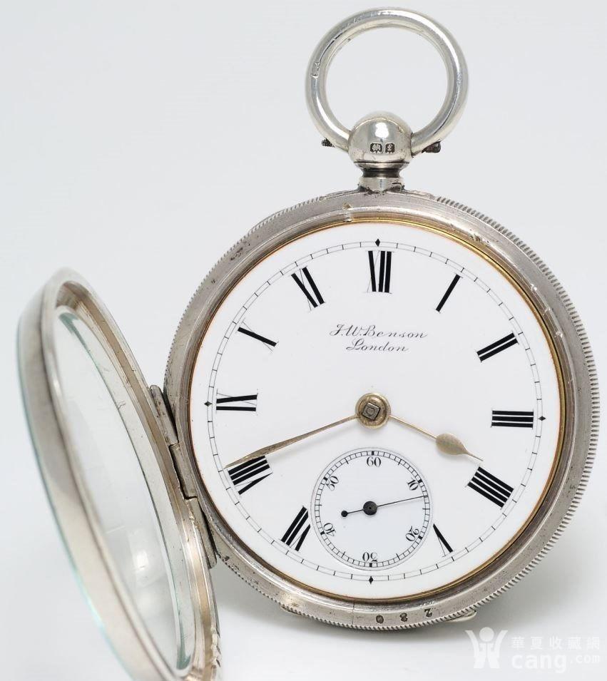 爱德华七世时代的古董纯银怀表 伦敦1905年