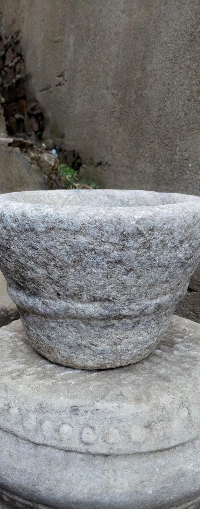 清代文房深槽观赏石盆