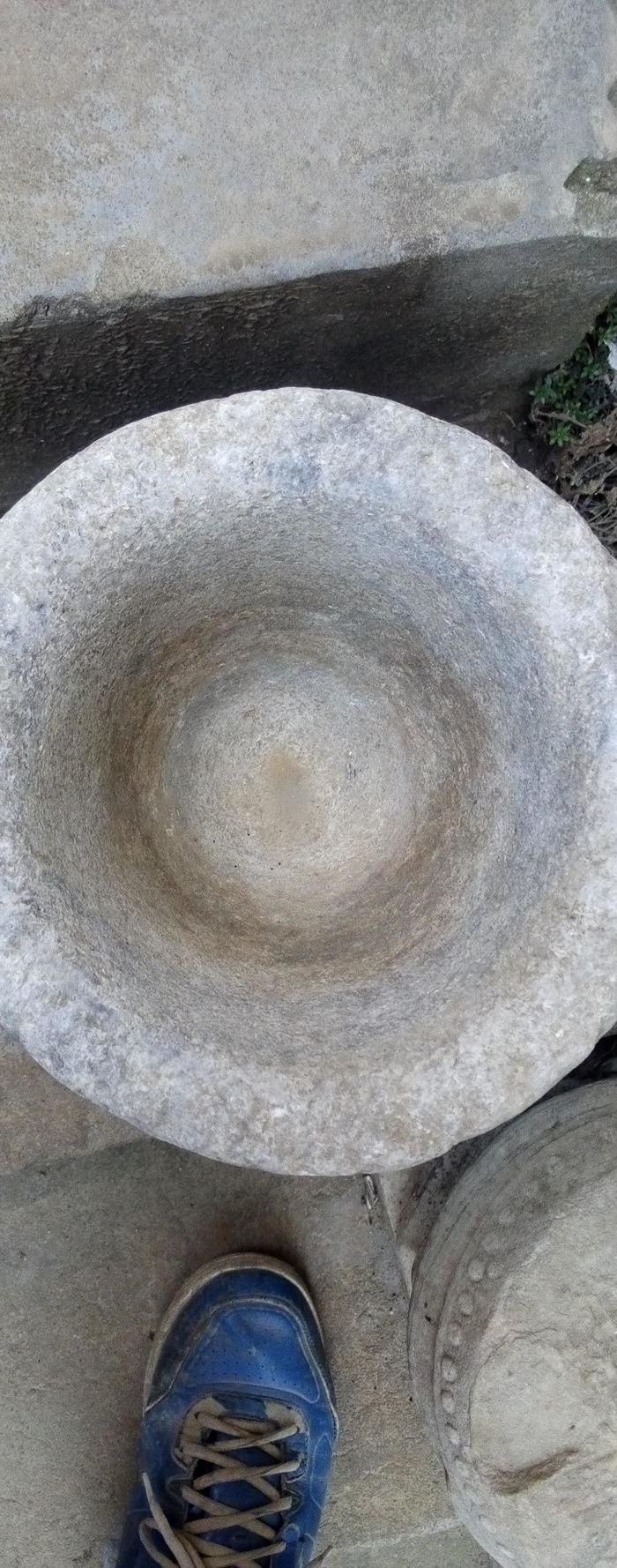 清代文房深槽观赏石盆