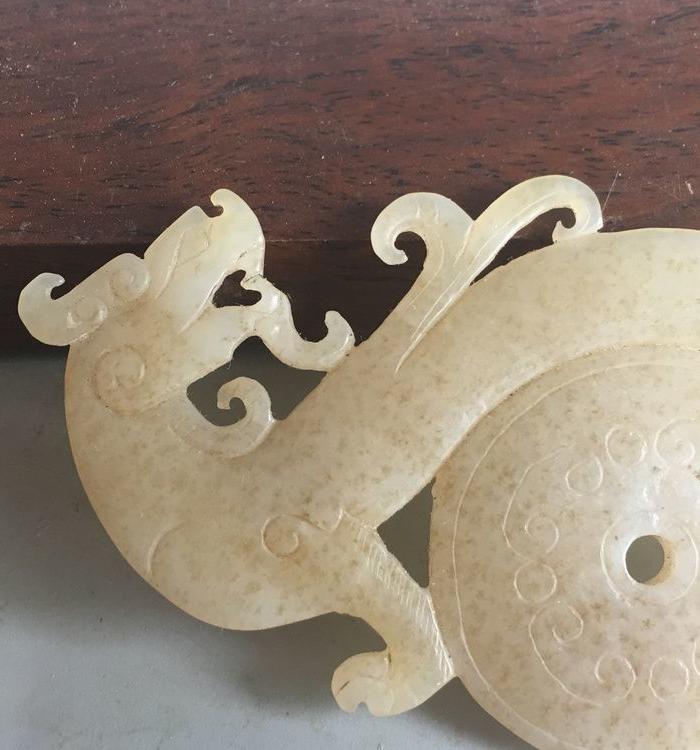 明代老和田玉龙