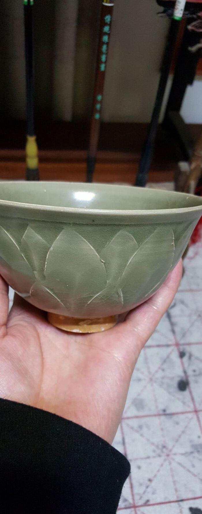 *耀州窑莲瓣纹碗