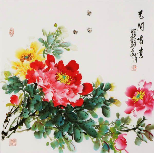 孔庆义·四尺斗方牡丹