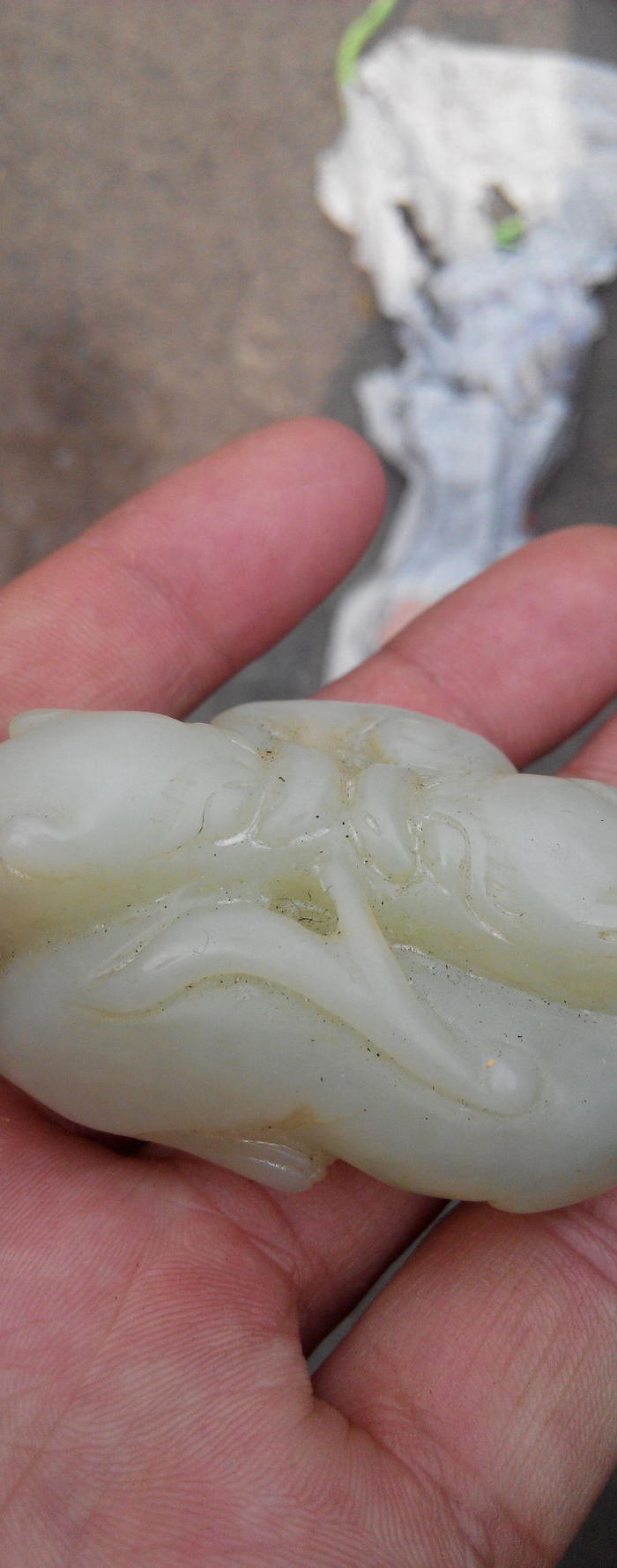 老坑玉把件_地摊交易_华夏收藏网