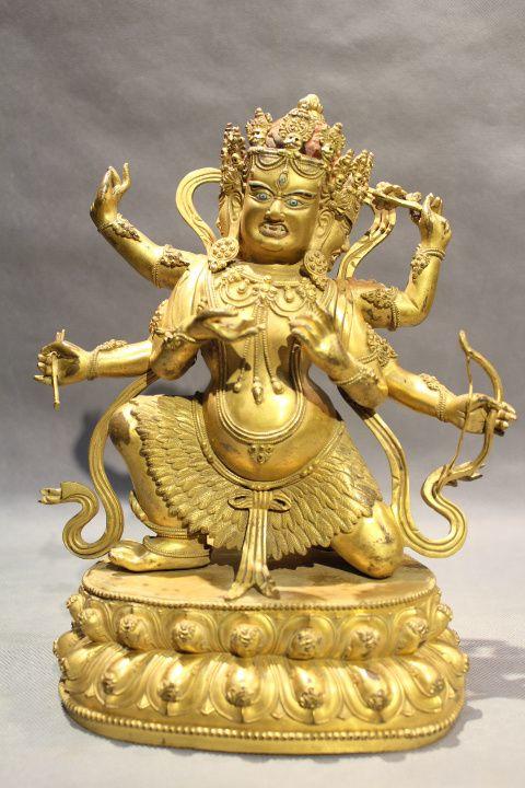 鎏金大威德菩萨像