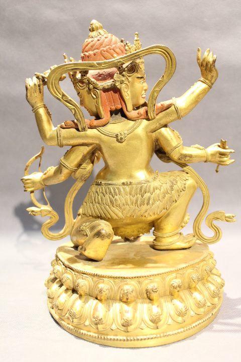 鎏金大威德菩萨像