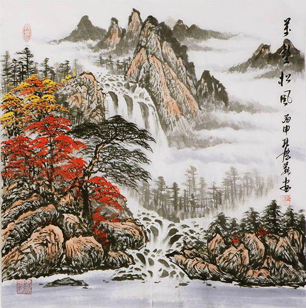 孔庆义·四尺斗方山水