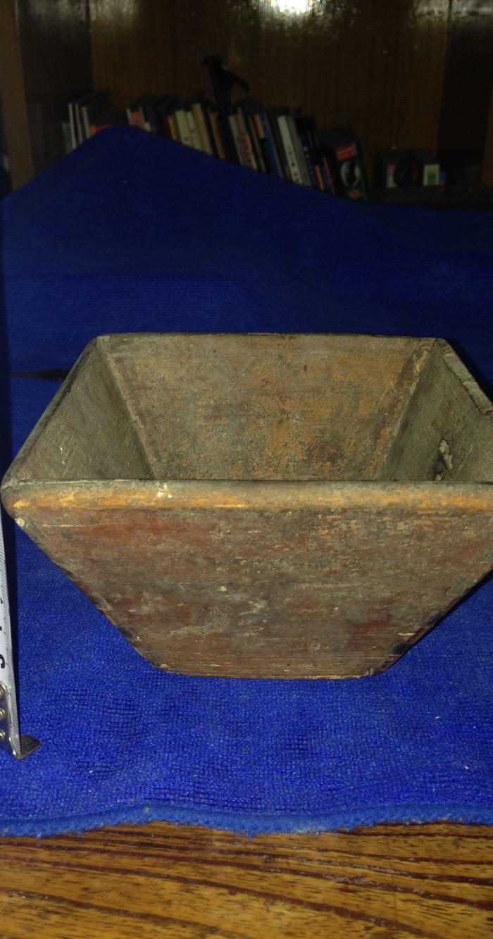 古董古玩收藏杂项 明清 面斗 升 木器老米斗斗升小升子木斗