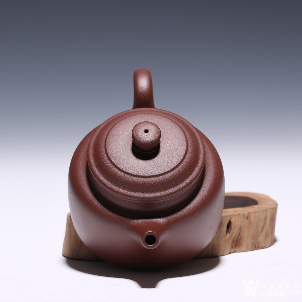 宜兴正品紫砂壶 名家全手工紫泥紫砂壶 光面德钟壶