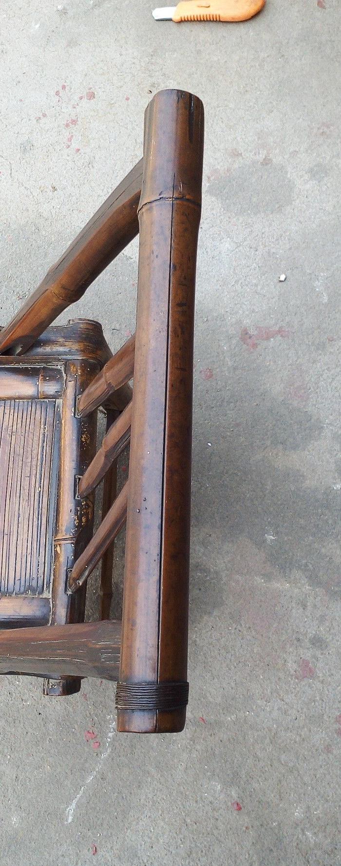 完美包浆老竹椅