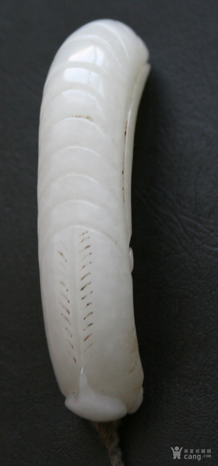 特级白和田玉螳螂老挂件