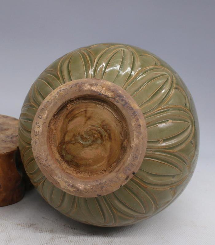 瓶价格_耀州窑蒜头瓶图片_来自藏友净荷堂_瓷器_地摊交易_华夏收藏网