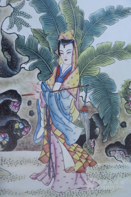 张艺.十二金钗【瓷板画】