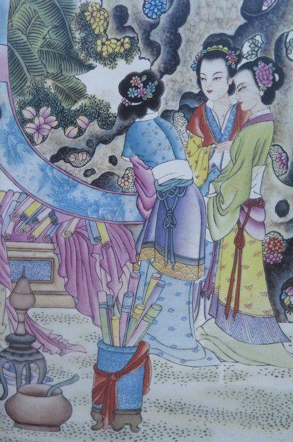 张艺.十二金钗【瓷板画】