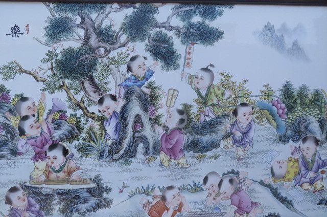 张艺乐在其中【瓷板画】