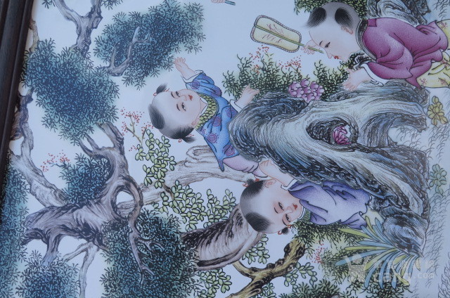 张艺乐在其中【瓷板画】