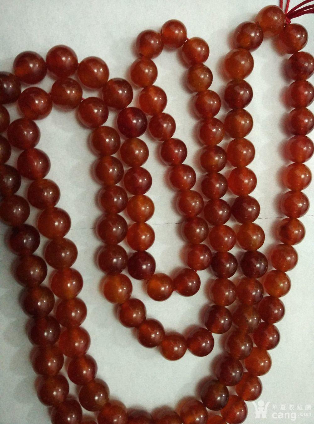 稀有的漂亮 红翡翠 108朝珠