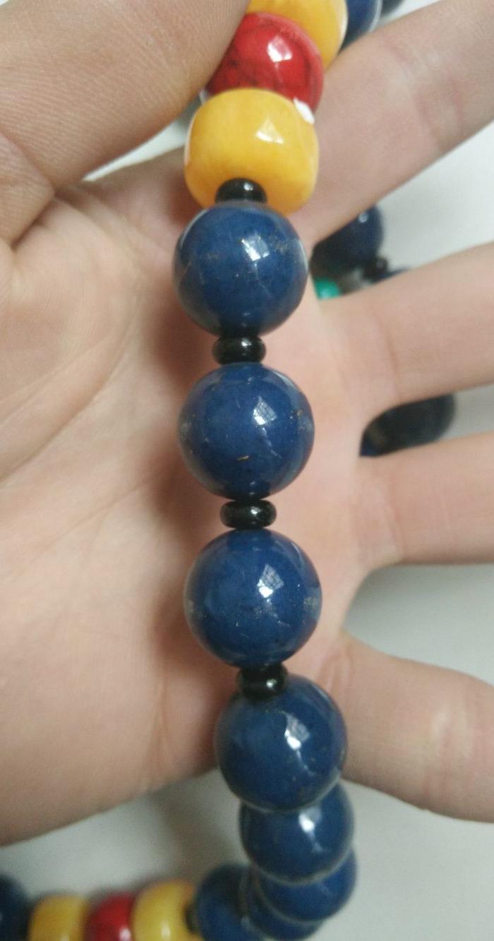 清代传世镶嵌蜜蜡老紫金石手链_清代传世镶嵌蜜蜡老紫金石手链价格