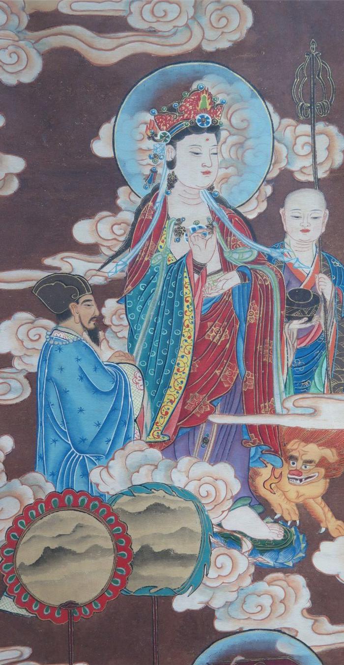 丁观鹏绘罗汉图作品