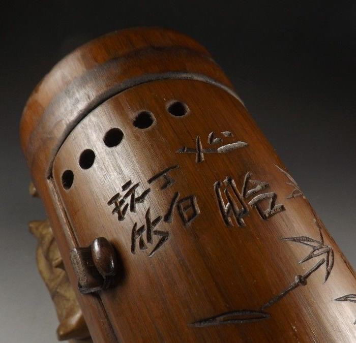 丁白玩竹心怡款竹制小蝈蝈笼