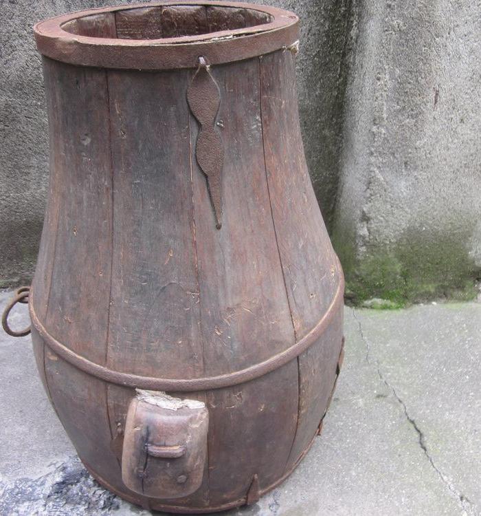 百市斤容量铁框木斗