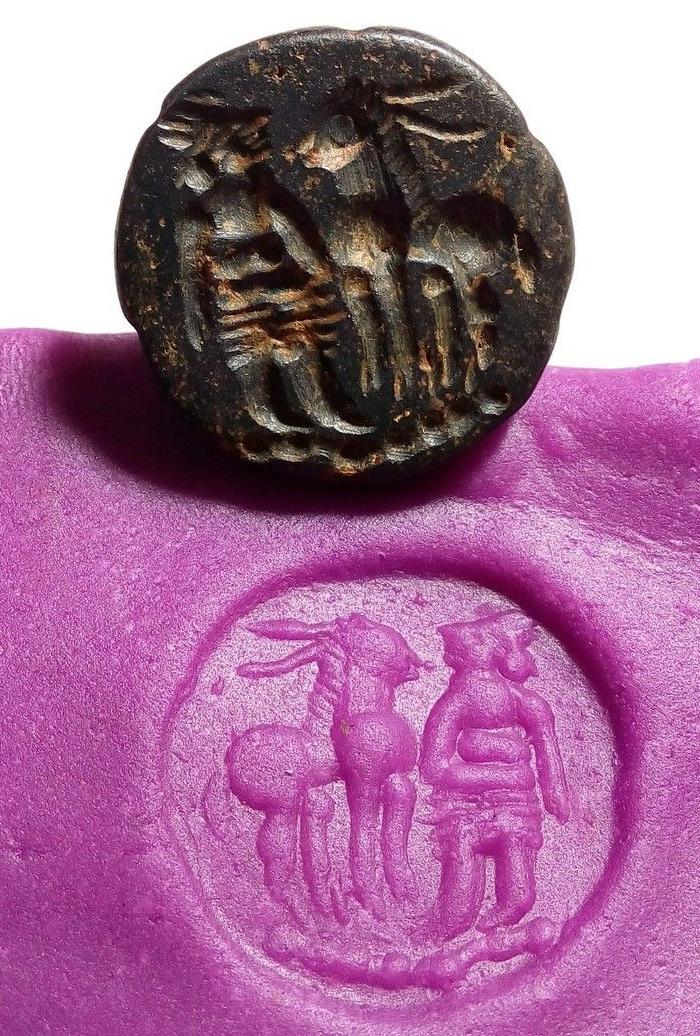 萨珊王朝陨石印章