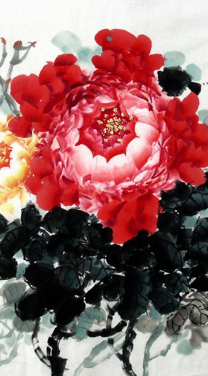 国画·徐飞舟·牡丹作品·大富贵图