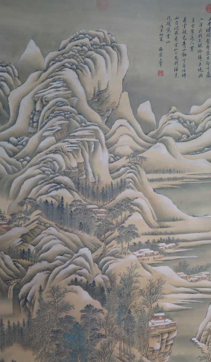 王翠山水画